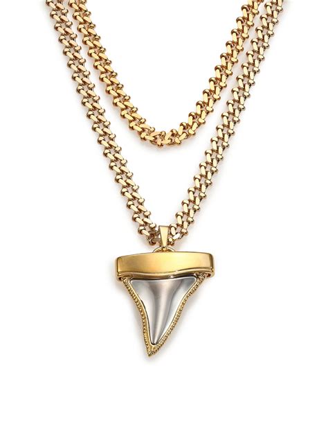 givenchy shark tooth pendant.